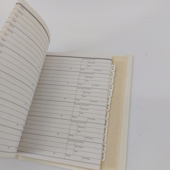 Vintage C.R. Williamsburg Address & Phone Book Floral 6 Ring - Picture 10 of 16